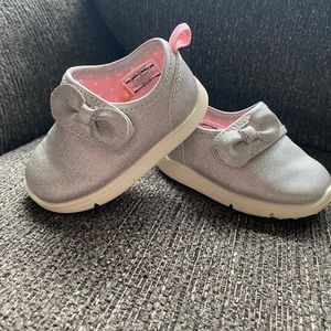 Carter’s Silver Sneakers Baby/Toddler Size 2.5